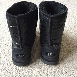UGG black sequined classic short boots!!!